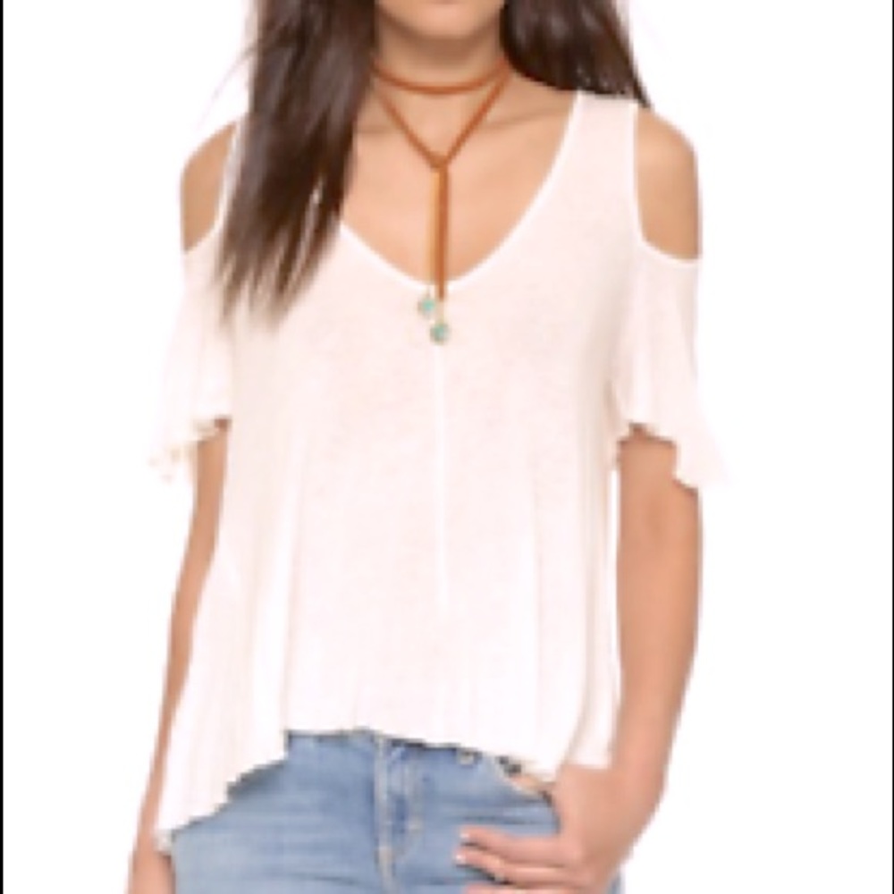 Free People cold shoulder top